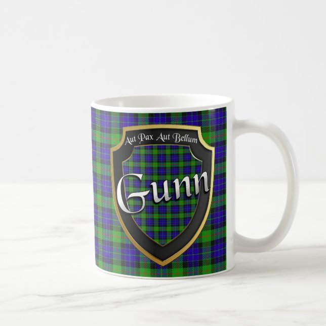 Klan Gunn Scottish Shield Kopp Mugg (Höger)