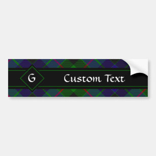Klan Gunn Tartan Bumper Sticker Bildekal