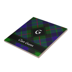 Klan Gunn Tartan Ceramic Tile Kakelplatta