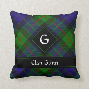 Klan Gunn Tartan Dekorativ kudde