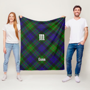 Klan Gunn Tartan Fleece Blanket