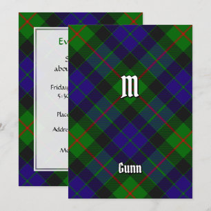 Klan Gunn Tartan-inbjudan Inbjudningar