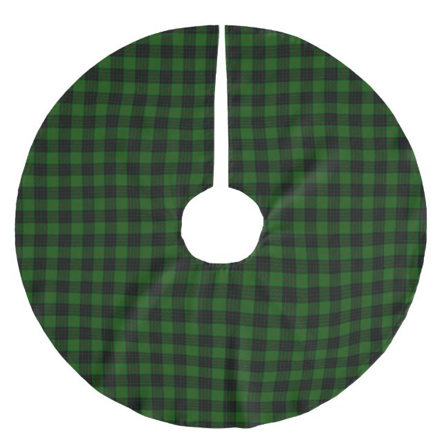 Klan Gunn Tartan Julgransmatta Borstad Polyester (Framsidan)