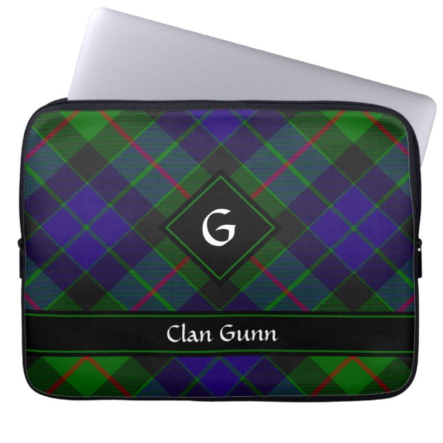 Klan Gunn Tartan Laptop sleeve (Framsidan)