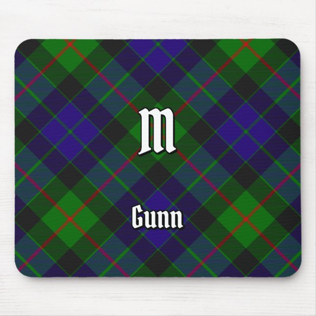 Klan Gunn Tartan Mouse Pad Musmatta (Framsidan)