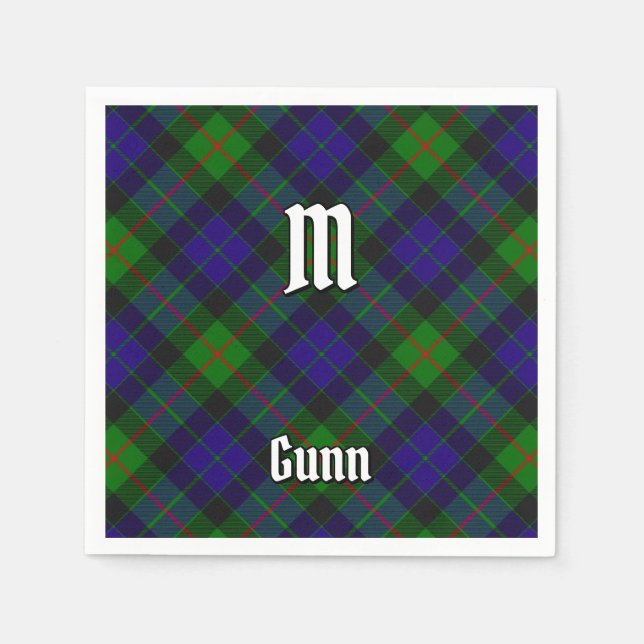 Klan Gunn Tartan Napkins Pappersservett (Framsidan)