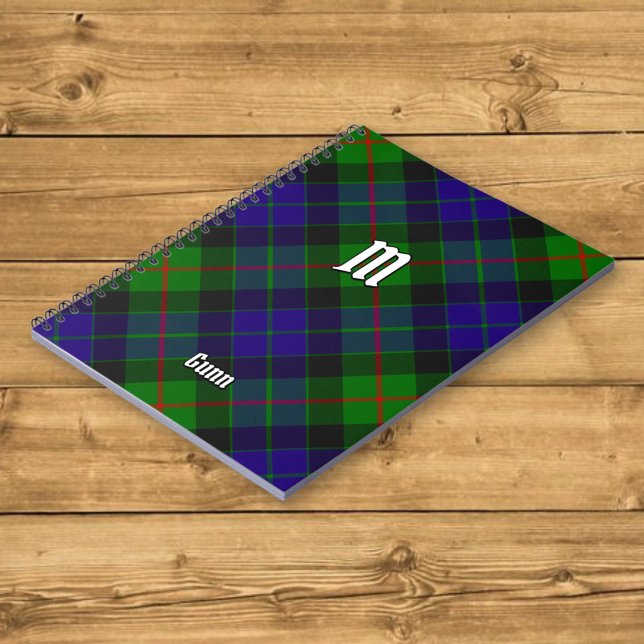 Klan Gunn Tartan Notebook Anteckningsbok (Skapare uppladdad)