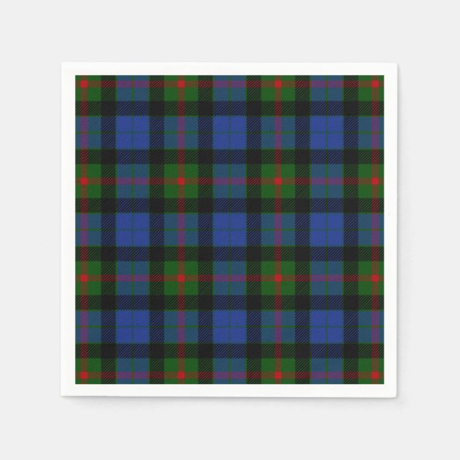 Klan Gunn Tartan Pappersservett (Framsidan)