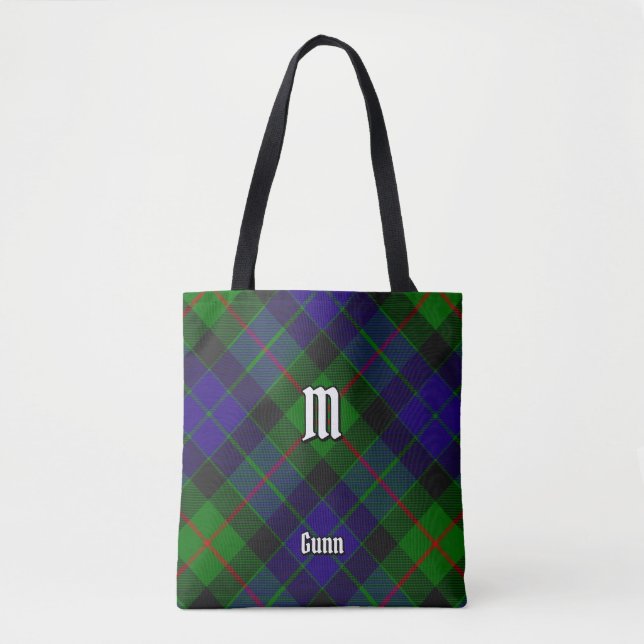 Klan Gunn Tartan Tote Bag Tygkasse (Framsida)