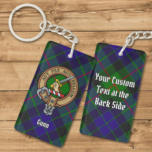 Klan Gunn Vapensköld Keychain