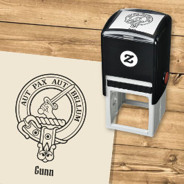 Klan Gunn Vapensköld Self-inking Frimärke Självfärgande Stämpel