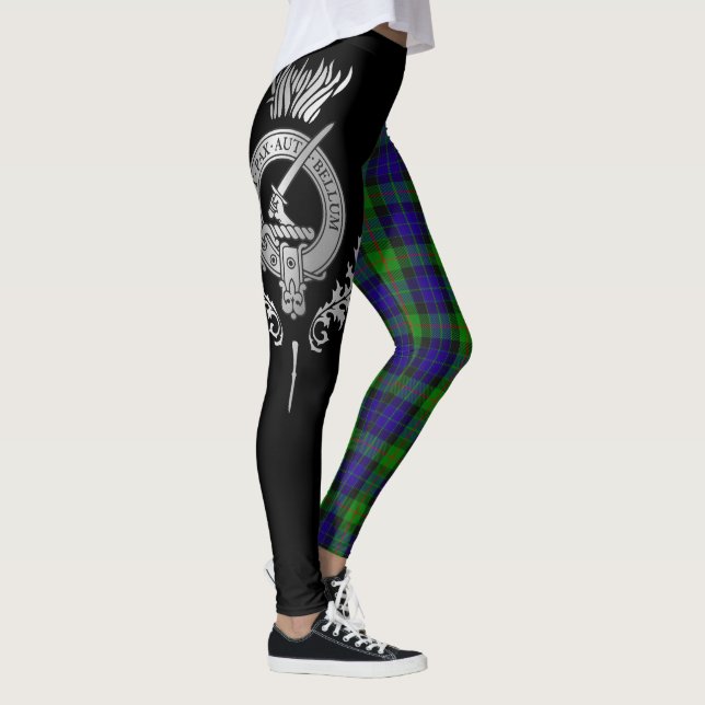 Klan Gunn Vapensköld & Tartan Leggings (Höger)