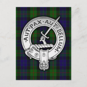 Klan Gunn Vapensköld & Tartan Vykort