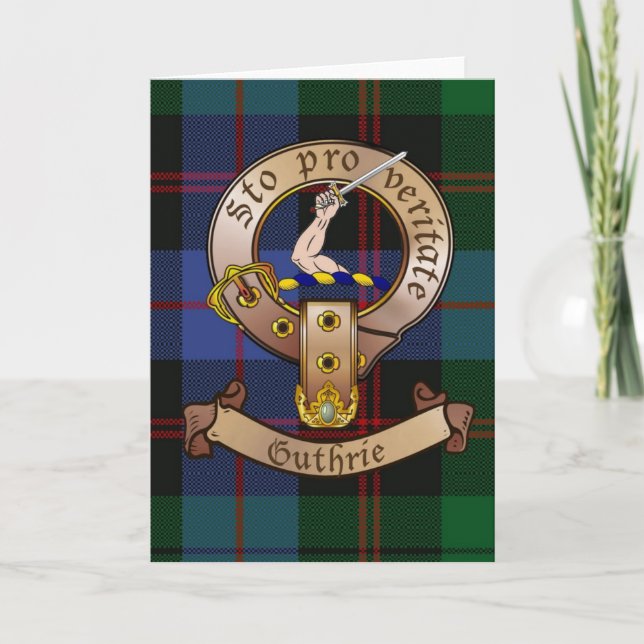 Klan Guthrie Notecards Kort (Framsida)