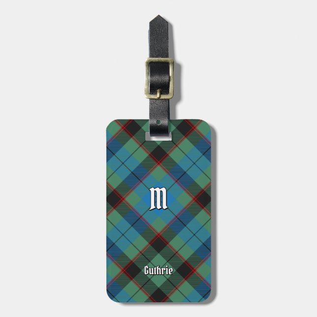 Klan Guthrie Tartan Bagagebricka (Vertikal Framsida)