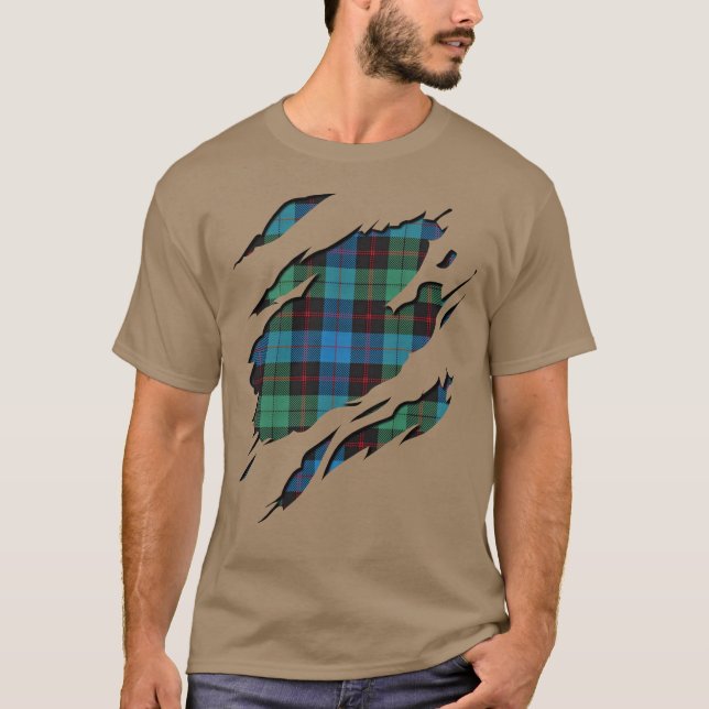 Klan Guthrie Tartan Play Effects T Shirt (Framsida)