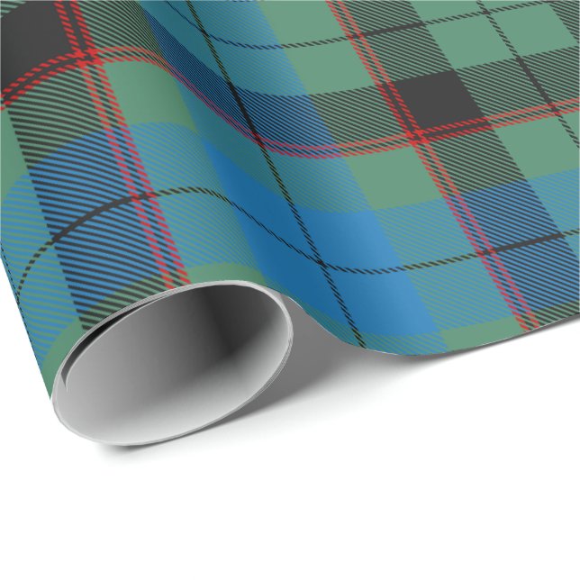 Klan Guthrie Tartan Presentpapper (Rullad Hörn)