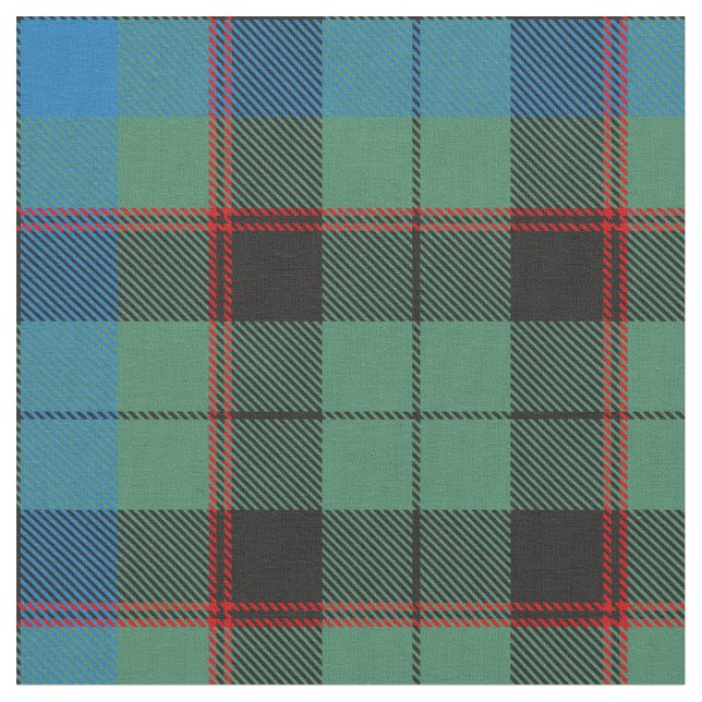 Klan Guthrie Tartan Tyg (Närbild)