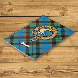 Klan Guthrie Vapensköld over Tartan Anteckningsbok