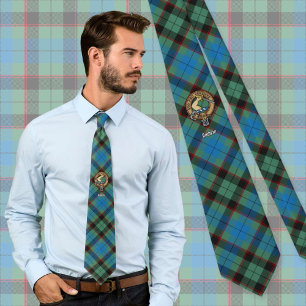 Klan Guthrie Vapensköld over Tartan Slips