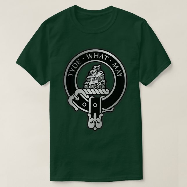 Klan Haig Vapensköld Tartan 3 T Shirt (Design framsida)