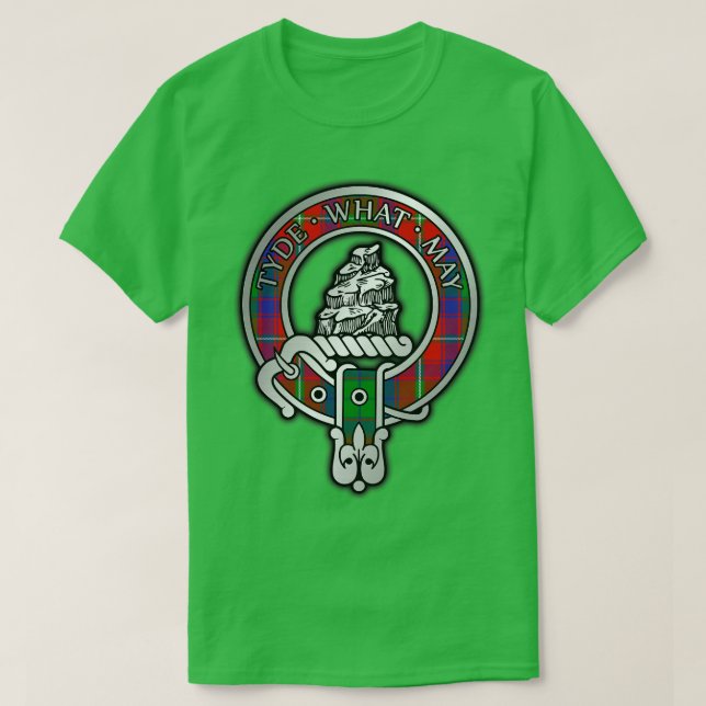 Klan Haig Vapensköld Tartan T Shirt (Design framsida)