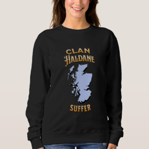 Klan Haldane Scottish Motto Vapensköld T Shirt
