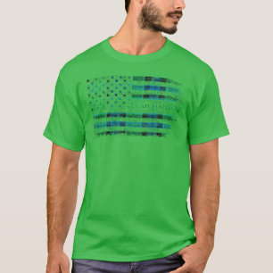 Klan Haldane Scottish tartan US flagga kilt Scotla T Shirt