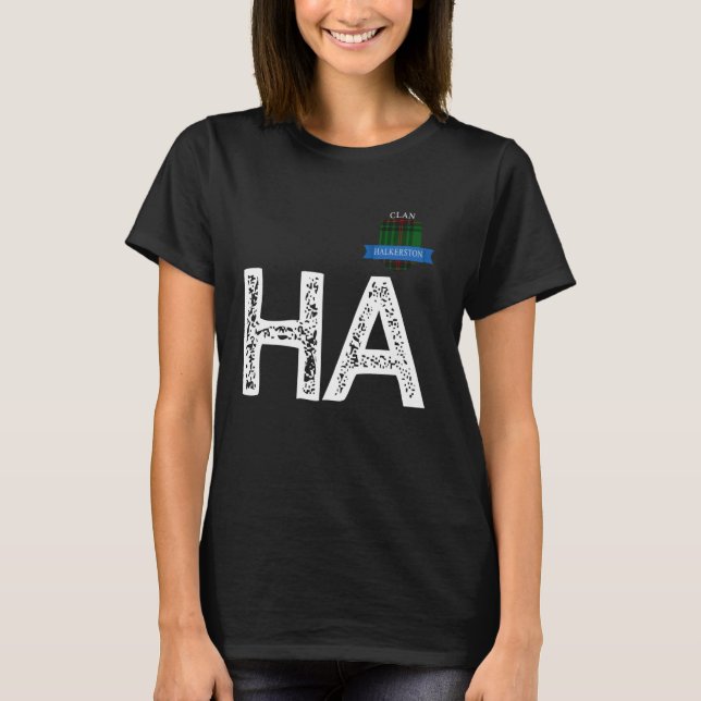 Klan Halkerston H och A Family Matching T Shirt (Framsida)