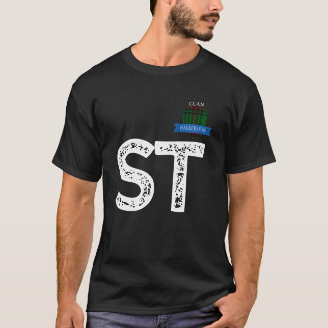 Klan Halkerston S- och T-familjmatchning T Shirt (Framsida)
