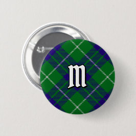Klan Hamilton Hunting Tartan Button Knapp
