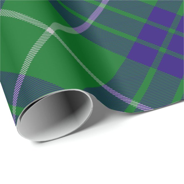 Klan Hamilton Hunting Tartan Wrapping Papper Presentpapper (Rullad Hörn)