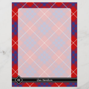 Klan Hamilton Red Tartan Flyer