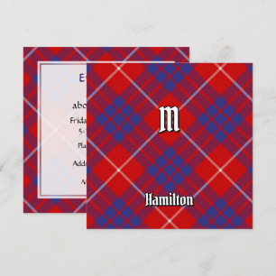 Klan Hamilton Red Tartan Inbjudningar