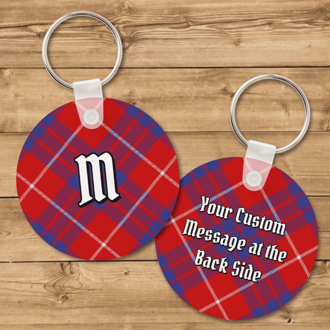 Klan Hamilton Red Tartan Keychain Nyckelring (Skapare uppladdad)