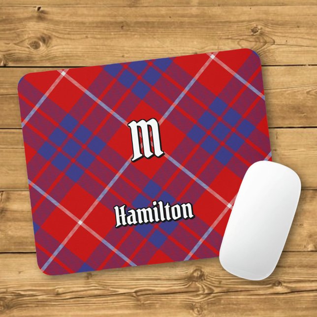 Klan Hamilton Red Tartan Mouse Pad Musmatta (Skapare uppladdad)