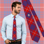 Klan Hamilton Red Tartan Neck Tie Slips<br><div class="desc">Klan Hamilton traditionell röd tjärtan med modernt färg. Anpassningsbar monogram.</div>