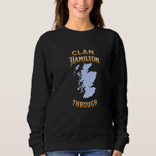 Klan Hamilton Scottish Motto Vapensköld T Shirt