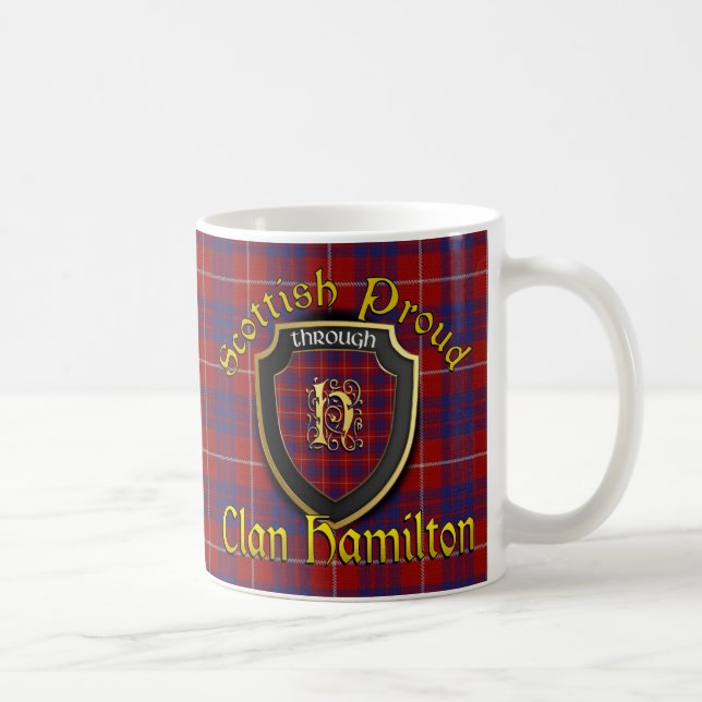 Klan Hamilton Scottish Proud Kopp Muggar (Höger)