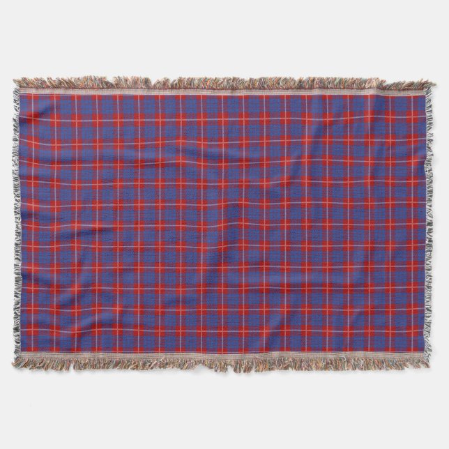 Klan Hamilton Tartan Filt (Framsidan)