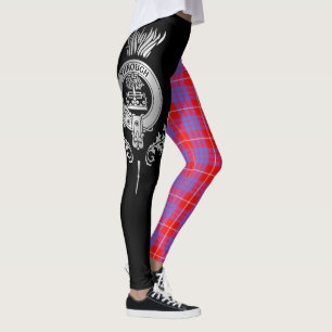 Klan Hamilton Vapensköld & Tartan Leggings