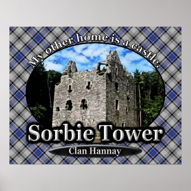 Klan Hannay Sorbie Torn Castle Scotland Poster (Framsidan)