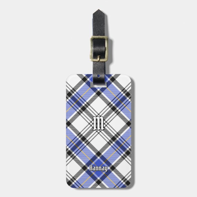 Klan Hannay Tartan Bagagebricka (Vertikal Framsida)