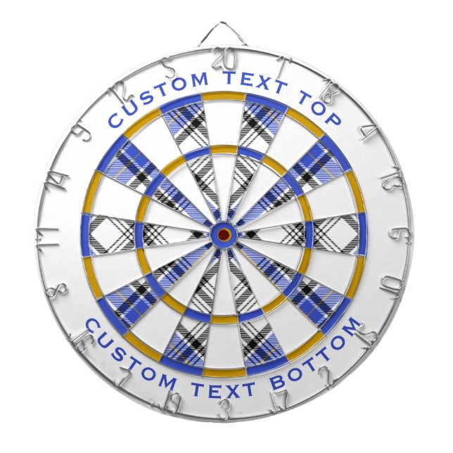 Klan Hannay Tartan Darttavla (Framsidan)