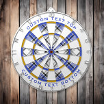 Klan Hannay Tartan Darttavla<br><div class="desc">Klan Hannay traditionell tartan med modernt färg. Sömlös mönster. Två anpassningsbar på yttre ring.</div>