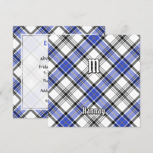 Klan Hannay Tartan Inbjudningar