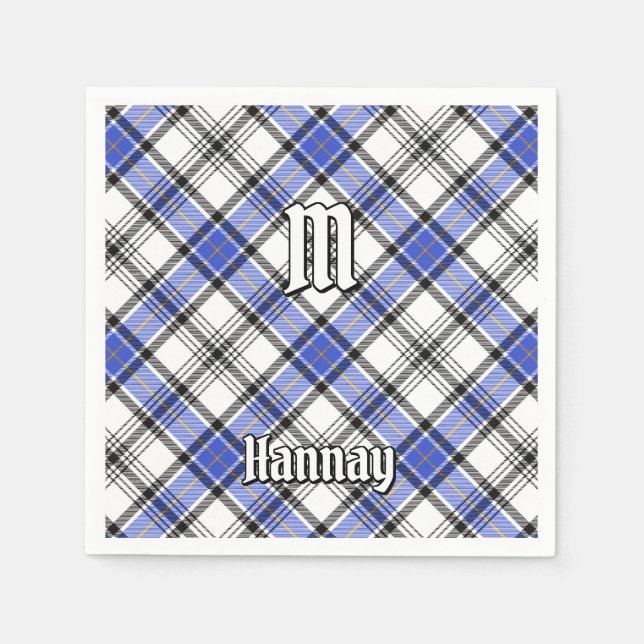Klan Hannay Tartan Pappersservett (Framsidan)