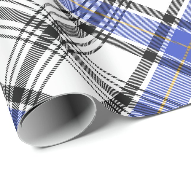 Klan Hannay Tartan Presentpapper (Rullad Hörn)
