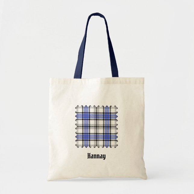 Klan Hannay Tartan Tote Bag Tygkasse (Framsidan)