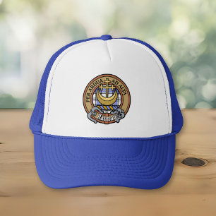 Klan Hannay Vapensköld över Tartan Keps